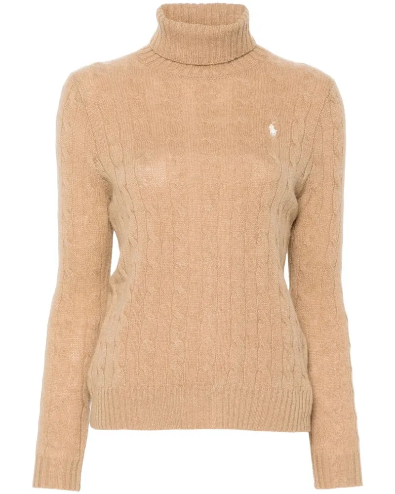 Ralph Lauren Pullover mit Polo Pony-Stickerei - Braun Braun