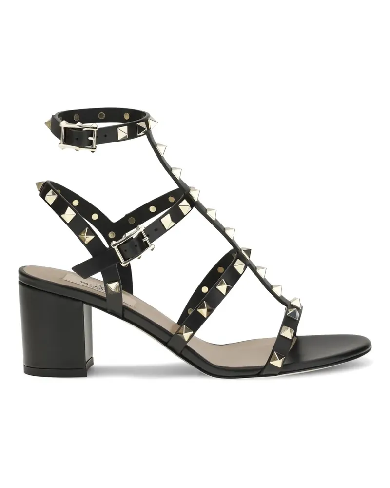 Valentino Garavani Rockstud Sandalen - Schwarz Schwarz