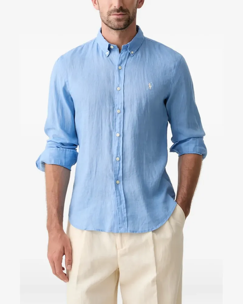 Ralph Lauren Klassisches Hemd - Blau Blau