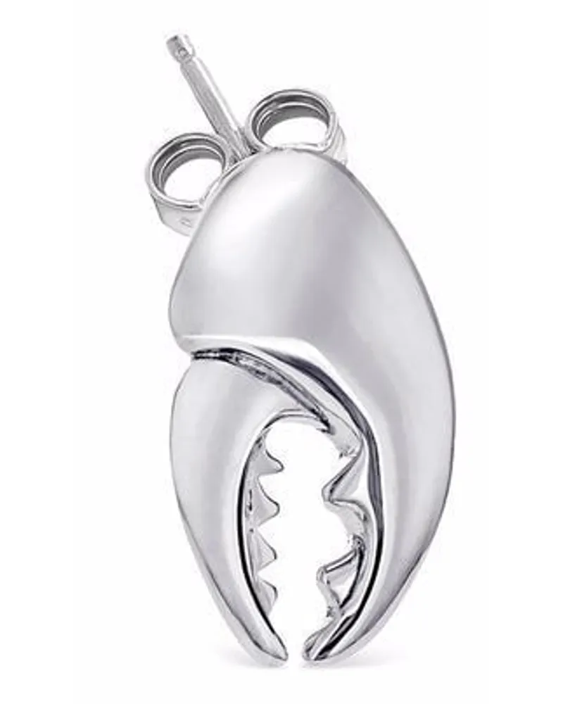 True Rocks Ohrstecker mit Krabbenschere - Silber Silber
