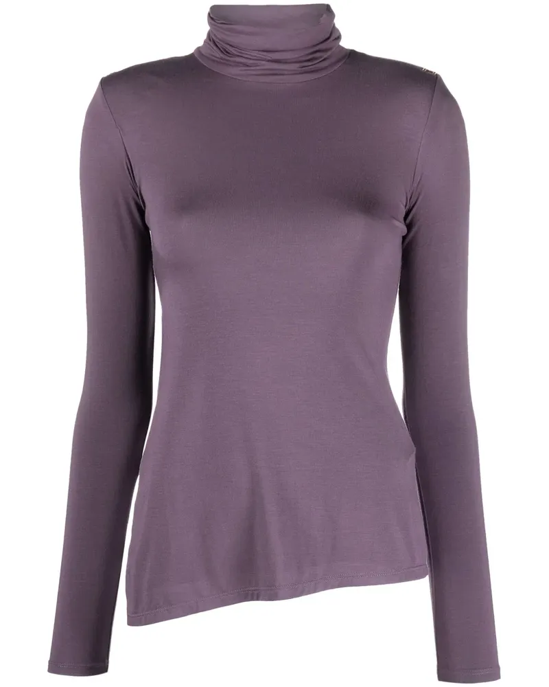 Elisabetta Franchi Oberteil mit rundem Ausschnitt - Violett Violett