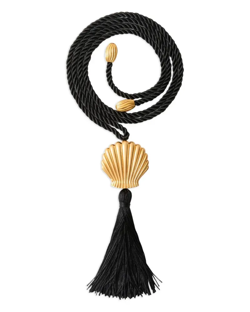 JULIETTA Éze Muschelhalskette mit Quaste - Gold Gold