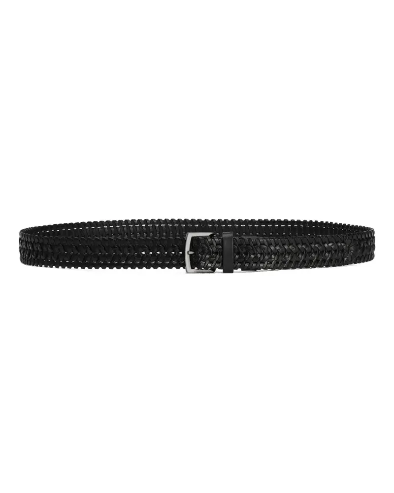 Dolce & Gabbana Gewebter Gürtel - Schwarz Schwarz