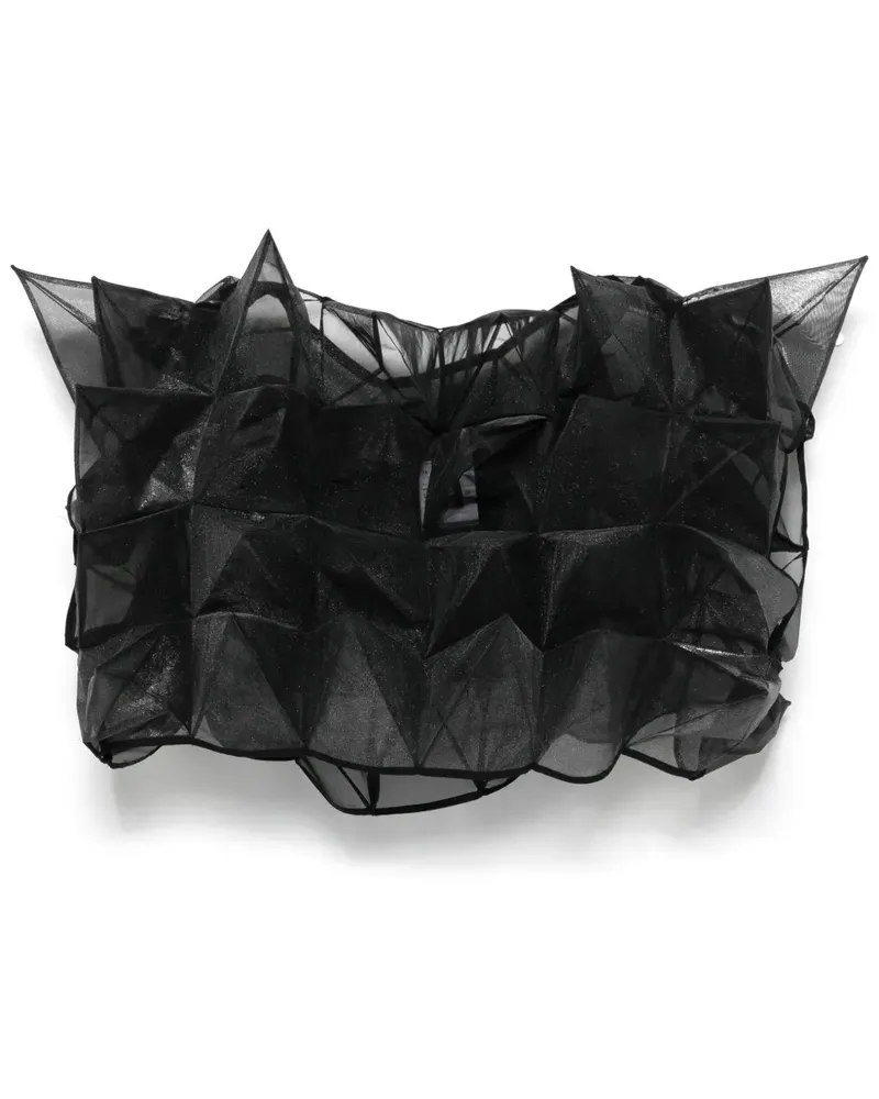 Junya Watanabe Oberteil mit 3D-Effekt - Silber Silber