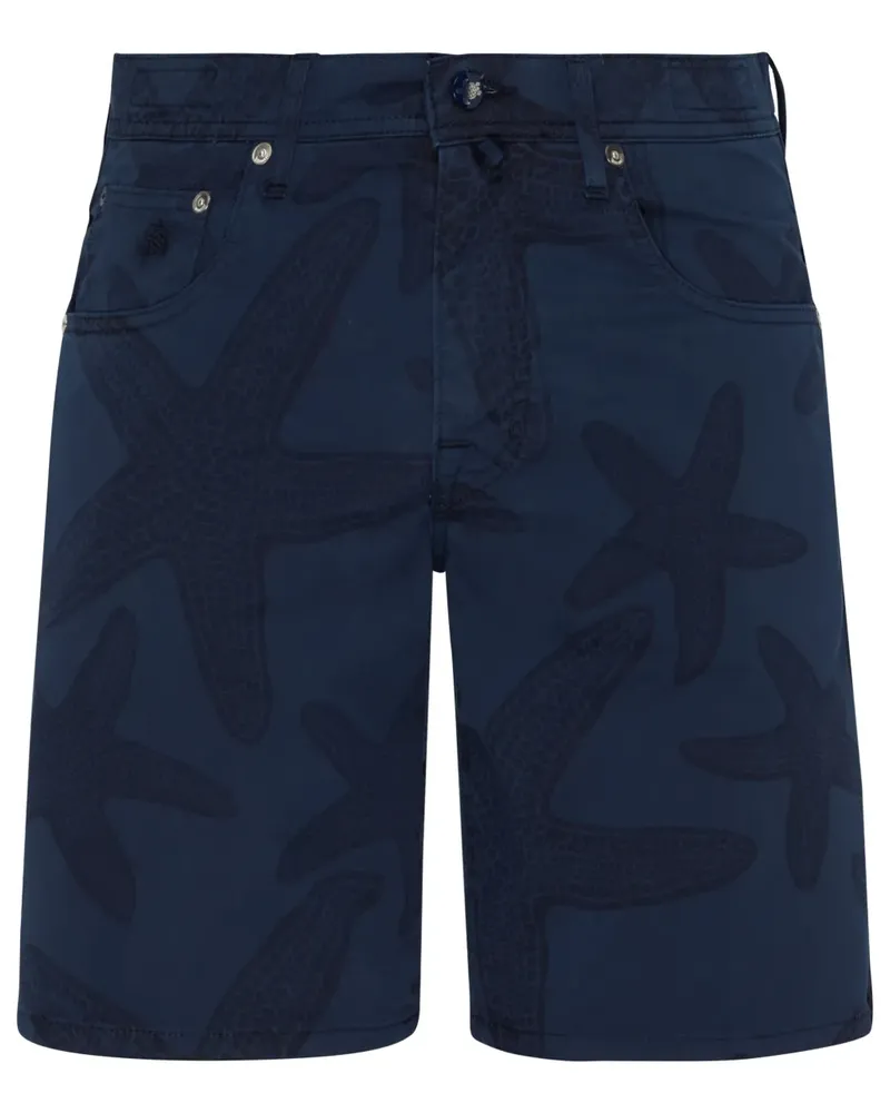 Vilebrequin Starfish Bermudas - Blau Blau