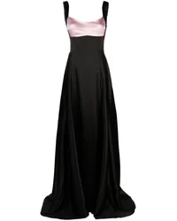 ATU Body Couture Abendkleid mit Satin-Finish Schwarz