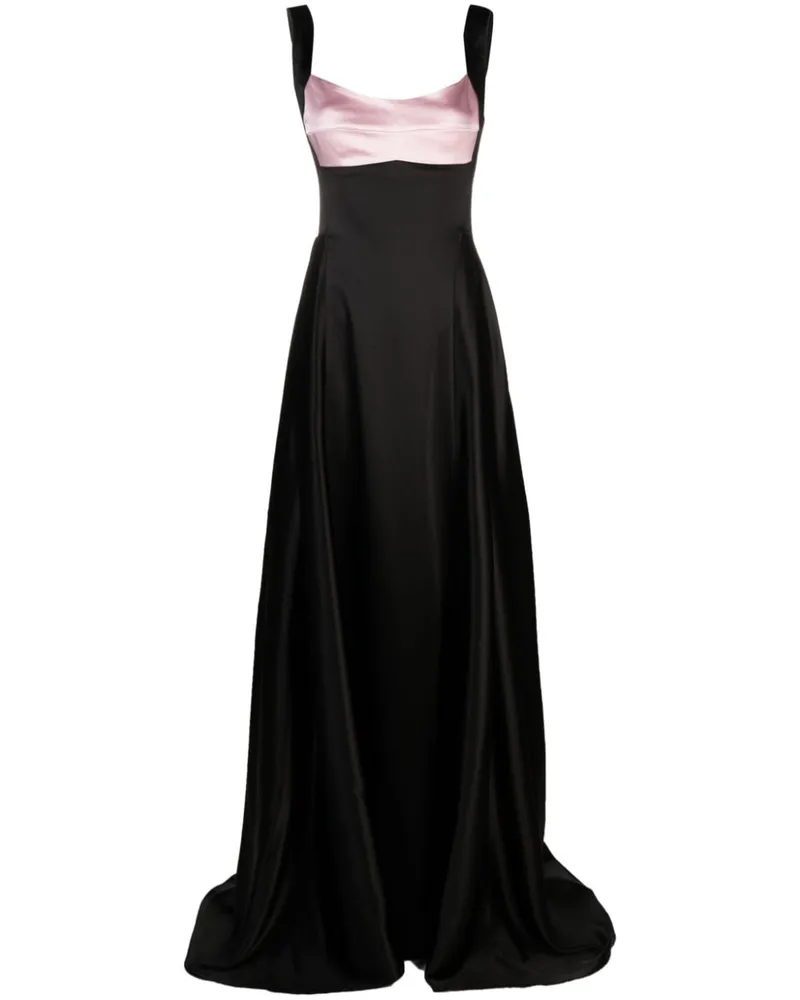 ATU Body Couture Abendkleid mit Satin-Finish - Schwarz Schwarz