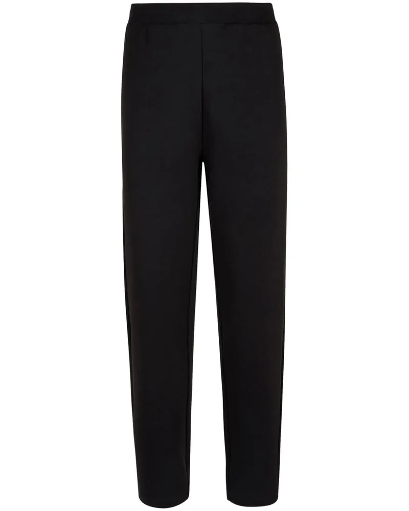 Bally Gerade Jogginghose mit Logo-Stickerei - Schwarz Schwarz