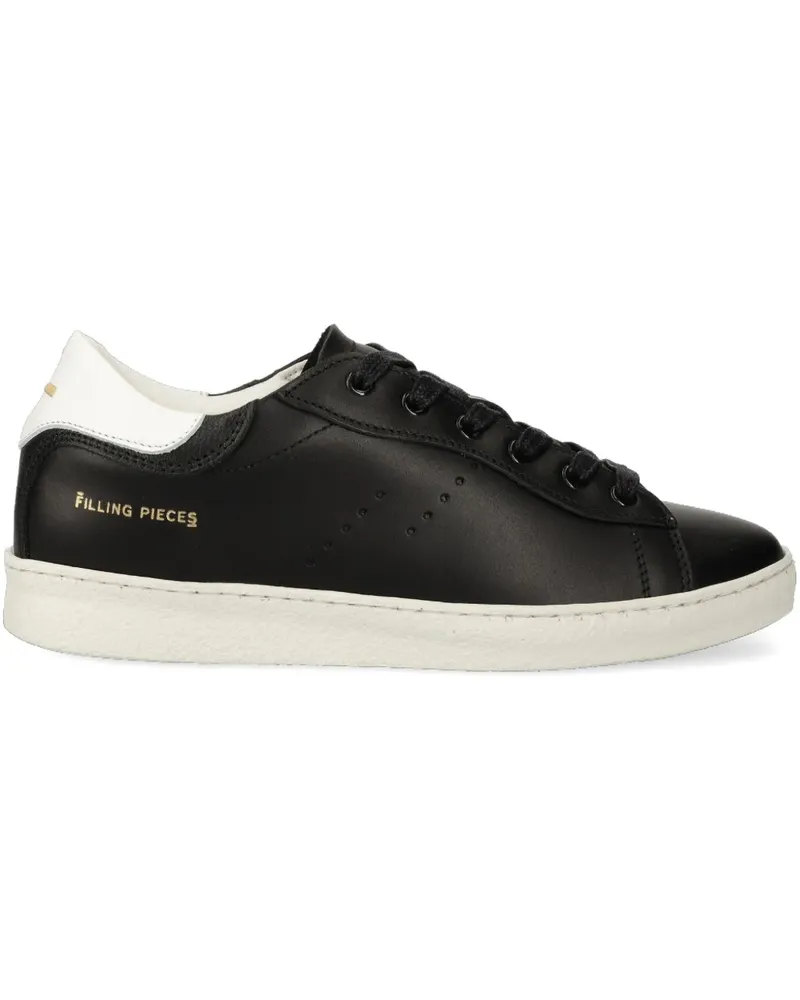 Filling Pieces Sneakers mit perforierten Einsätzen - Schwarz Schwarz