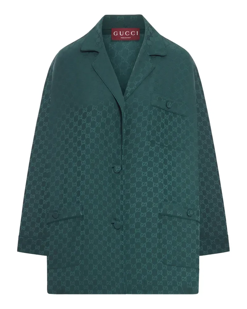 Gucci GG silk shirt - Grün Grün