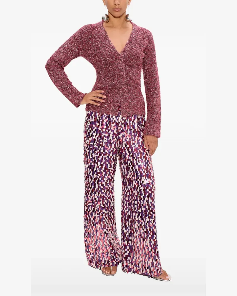 Simon Miller Briar Cardigan aus Lametta-Strick - Violett Violett