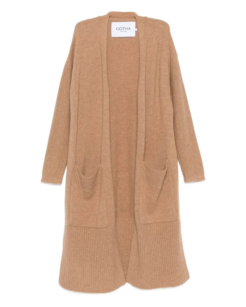 Gotha Strickmantel aus Kaschmir - Nude Nude