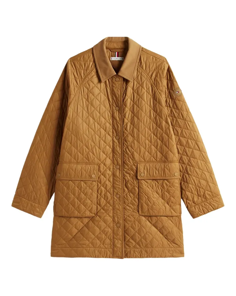 Tommy Hilfiger Mantel mit gesteppter Tasche - Braun Braun