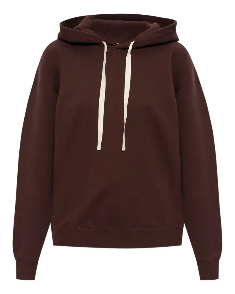 Jil Sander Langärmeliger Hoodie - Rot Rot