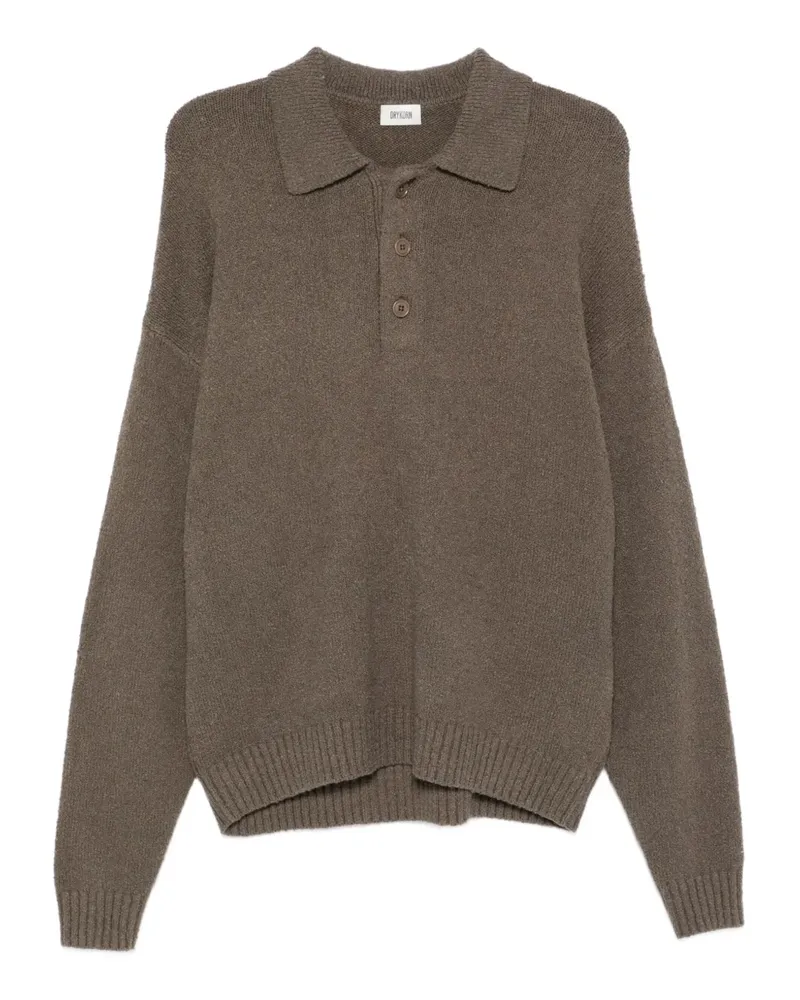 Drykorn Pullover mit Polokragen - Braun Braun