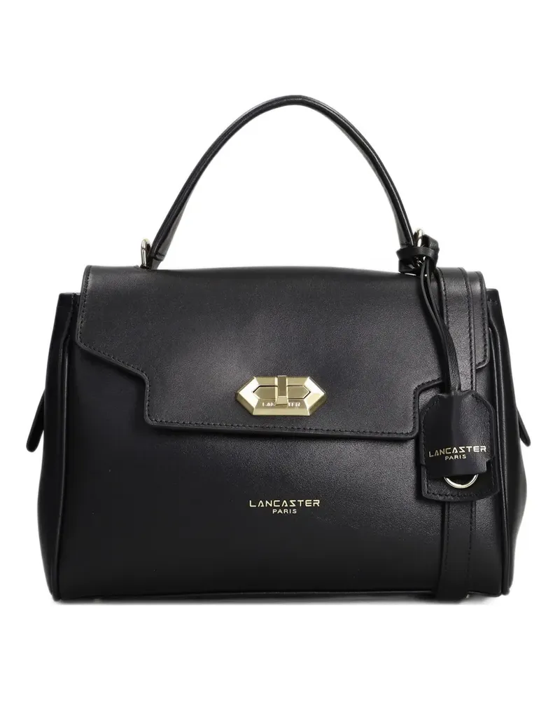 Lancaster Donna Grace twist-lock leather tote bag - Schwarz Schwarz