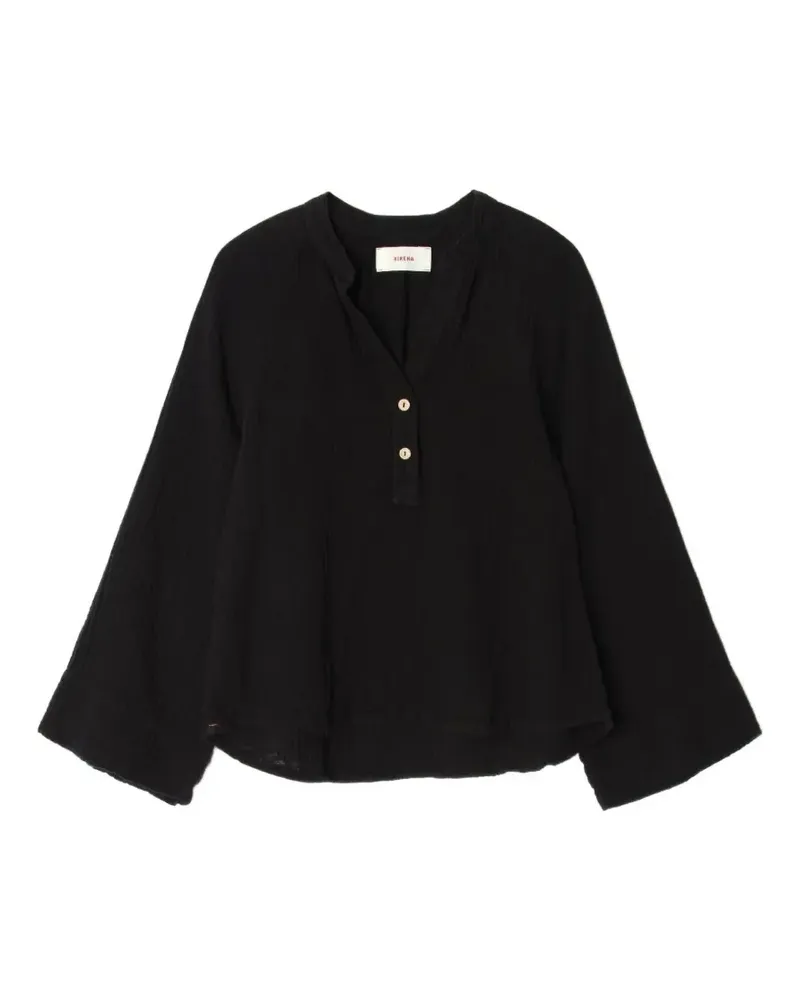 Xírena Carli cotton-gauze top - Schwarz Schwarz