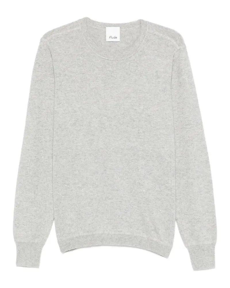 ALLUDE Pullover mit Rundhalsausschnitt - Grau Grau