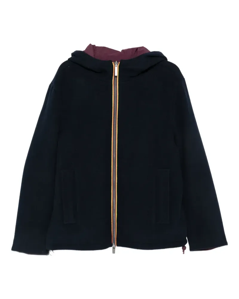 K-Way Claudel hooded jacket - Blau Blau