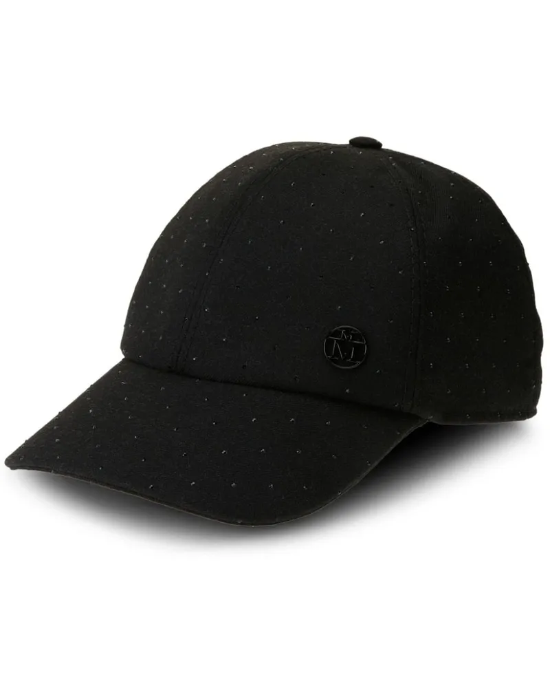 Maison Michel Tiger Baseballkappe - Schwarz Schwarz