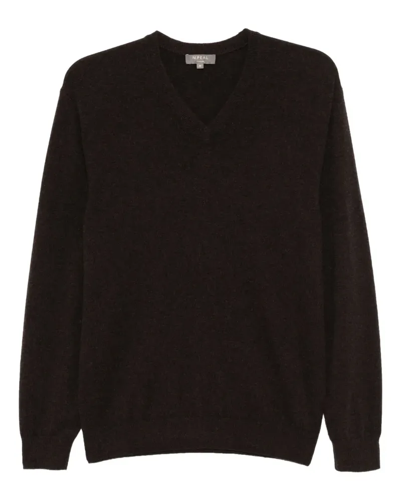 N.Peal Burlington Pullover - Braun Braun