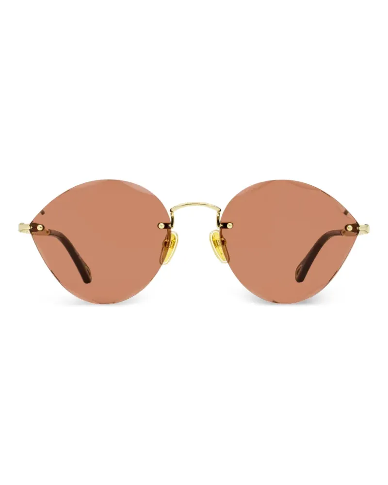 Chloé Rahmenlose Sonnenbrille - Gold Gold