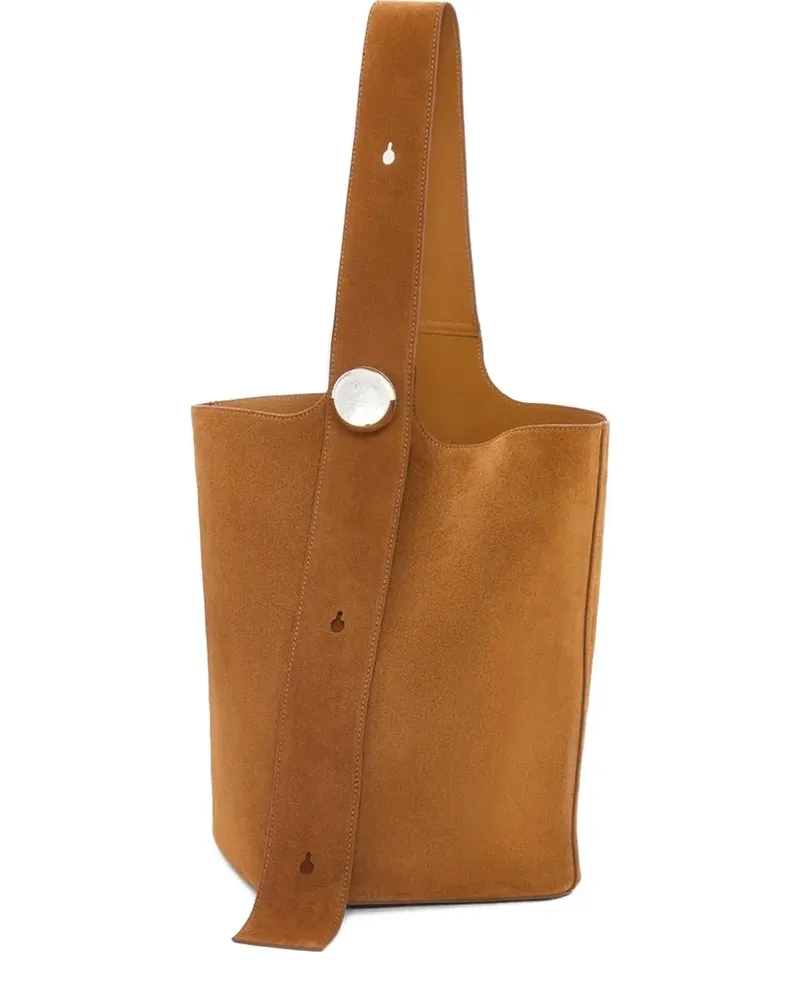 Loewe Pebble Beuteltasche - Braun Braun