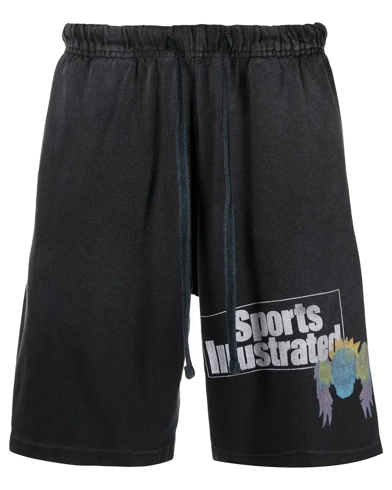 alchemist Joggingshorts mit Logo-Print - Schwarz Schwarz