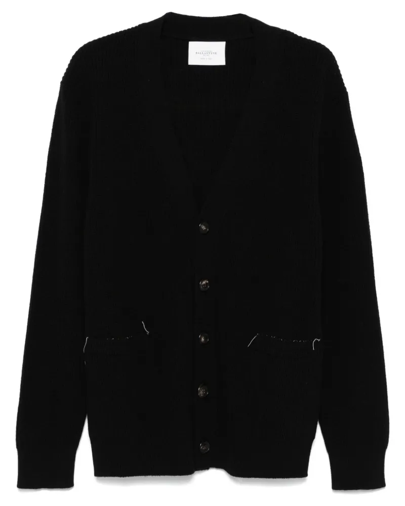 Ballantyne Cardigan mit V-Ausschnitt - Schwarz Schwarz
