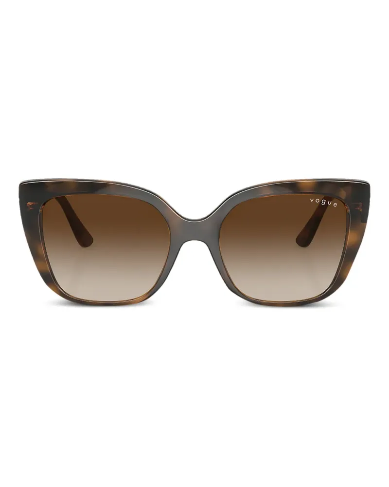 Vogue Klassische Cat-Eye-Sonnenbrille - Braun Braun