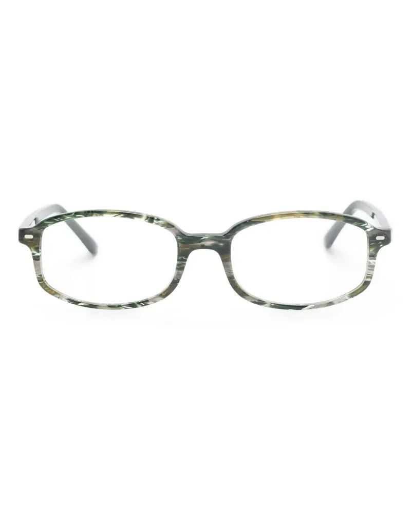 Ray Ban Brille mit eckigem Gestell - Grün Grün
