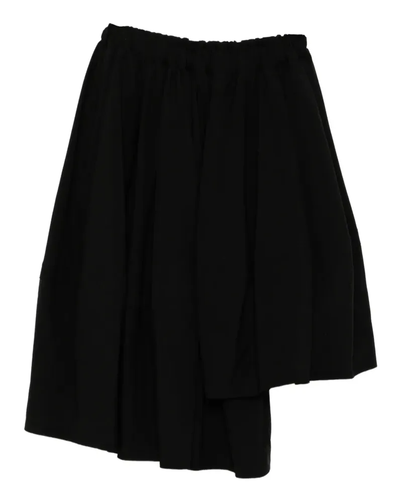 Comme des Garçons Asymmetrischer Hosenrock - Schwarz Schwarz
