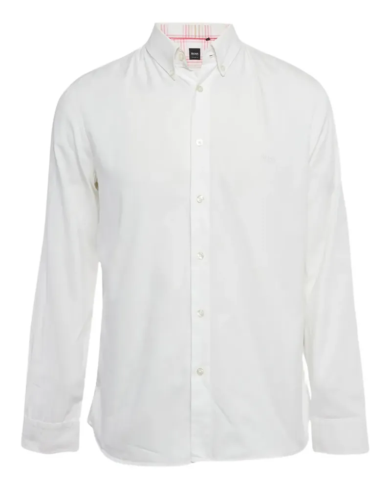 HUGO BOSS Hemd mit Knopfleiste - Weiß Weiß