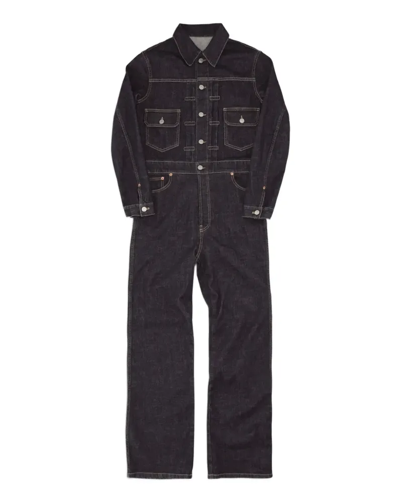 Fortela Vendela Jeans-Jumpsuit - Blau Blau