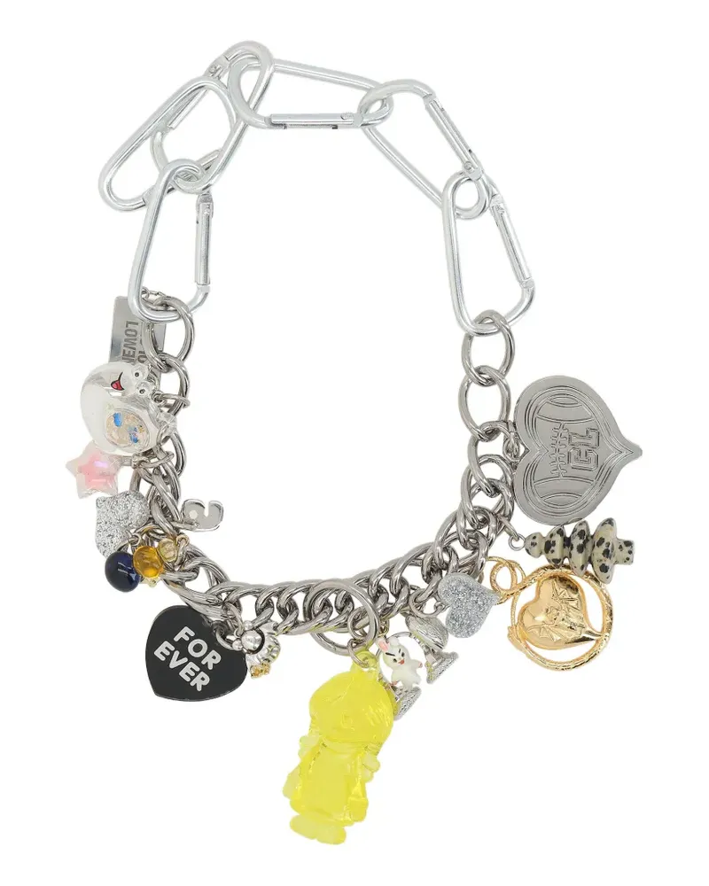 CHOPOVA LOWENA For Ever carabiner necklace - Silber Silber