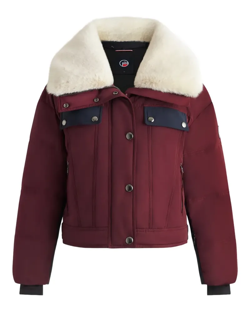 FUSALP Lakki Jacke mit Kragen aus Faux Fur - Rot Rot