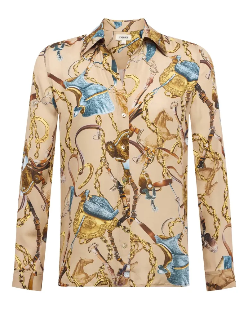L'Agence Nina Bluse - Nude Nude