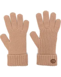 Gucci Handschuhe mit GG-Motiv Braun