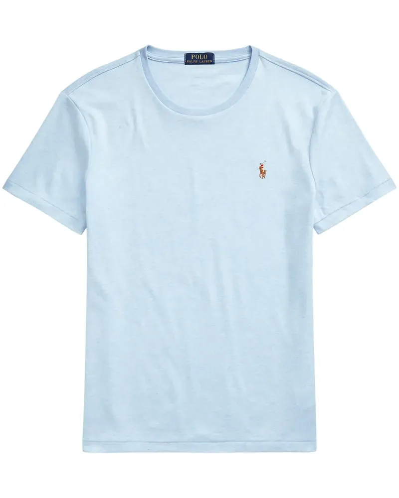 Ralph Lauren T-Shirt mit Polo Pony - Blau Blau