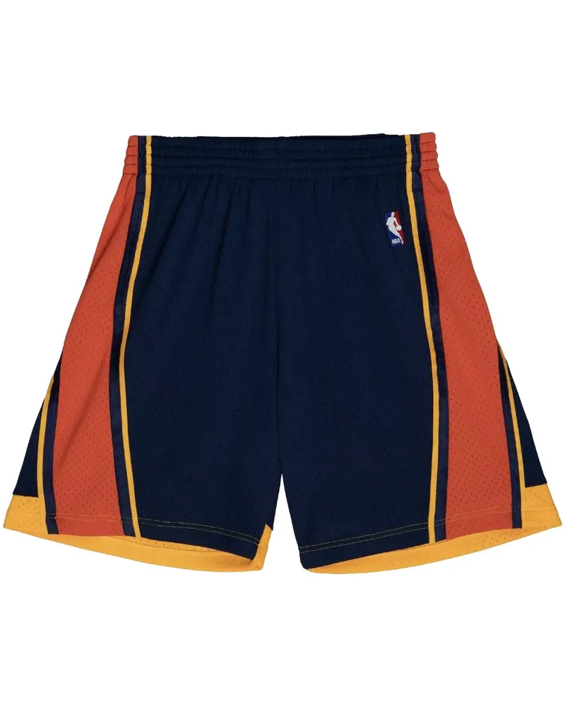 Mitchell & Ness NBA Golden State Warriors 2002 Basketball-Shorts - Blau Blau