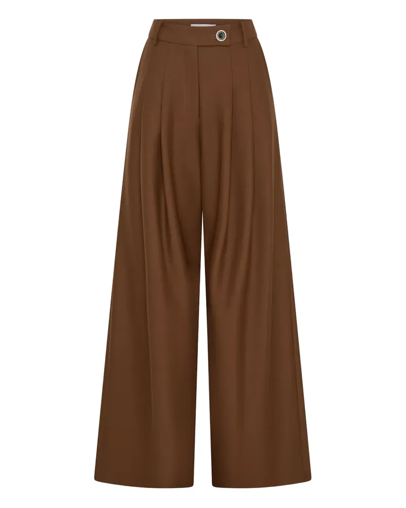 Anna Quan Hose mit weitem Bein - Braun Braun