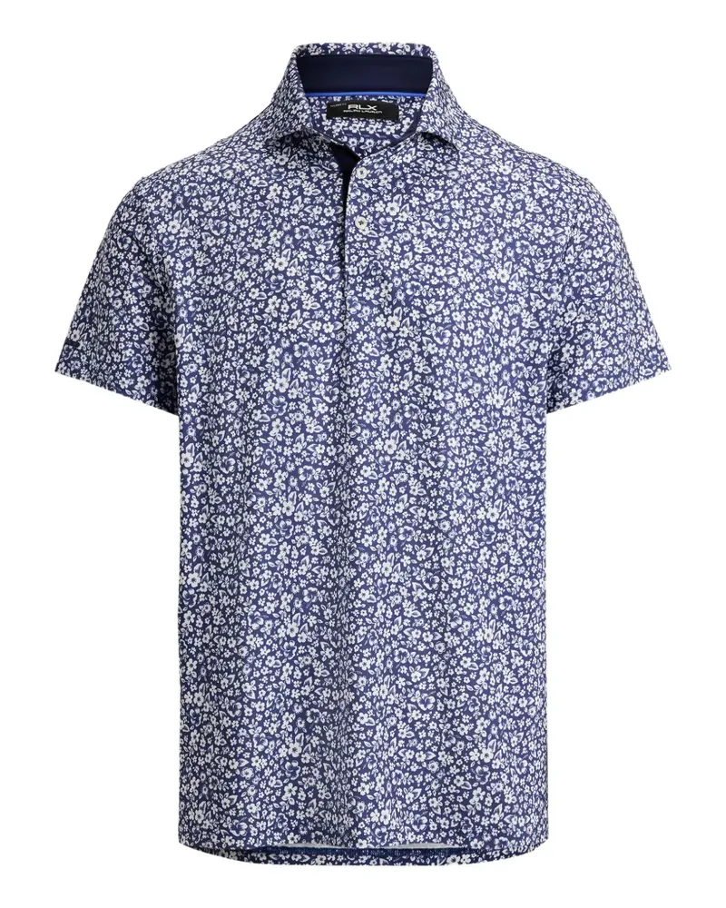Ralph Lauren Poloshirt mit Blumenmuster - Blau Blau
