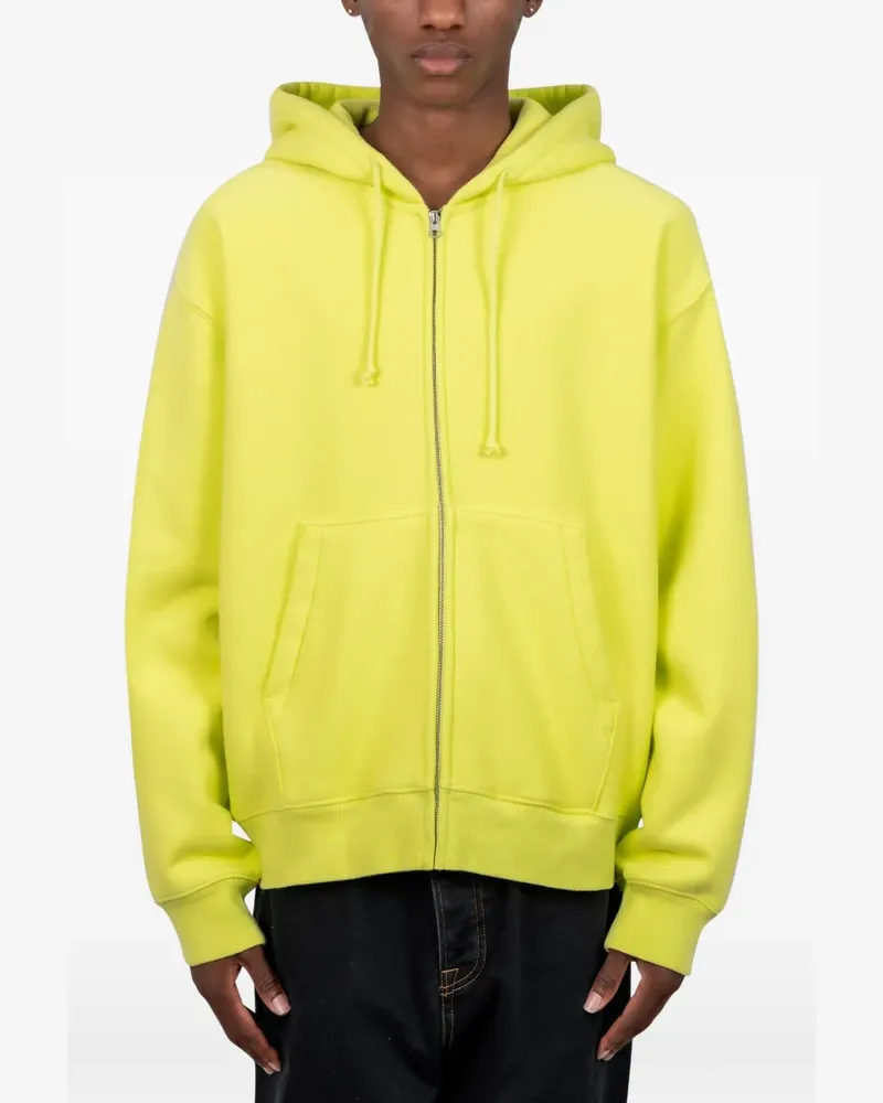 Stüssy Hoodie mit kursiver Applikation - Grün Grün