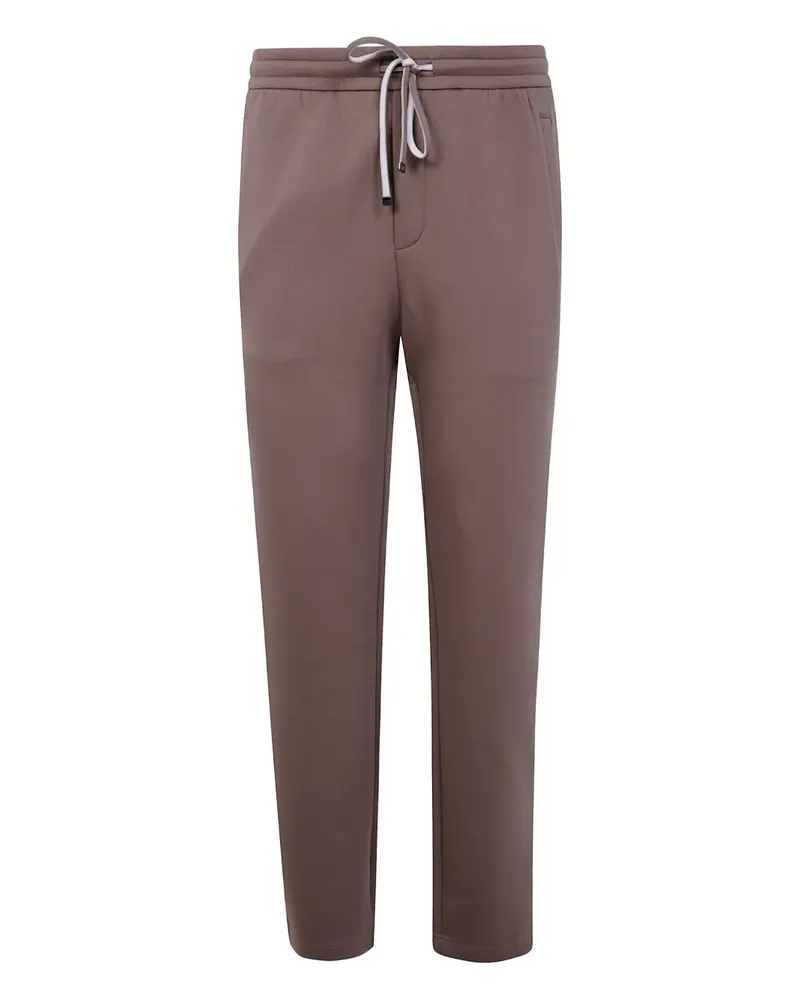 Emporio Armani Jogginghose mit Logo-Patch - Braun Braun