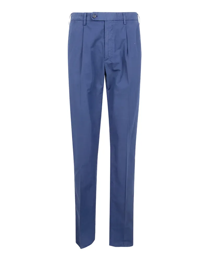 Incotex pleated straight-leg trousers - Blau Blau