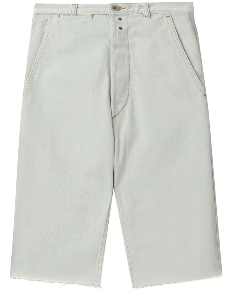 Maison Margiela Knielange Jeans-Shorts - Grau Grau