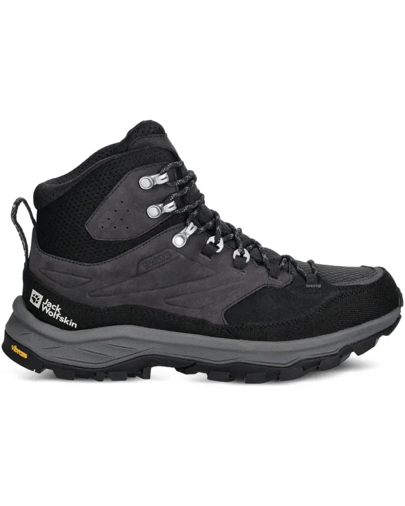 Jack Wolfskin Cyrox lace-up fastening boots - Schwarz Schwarz