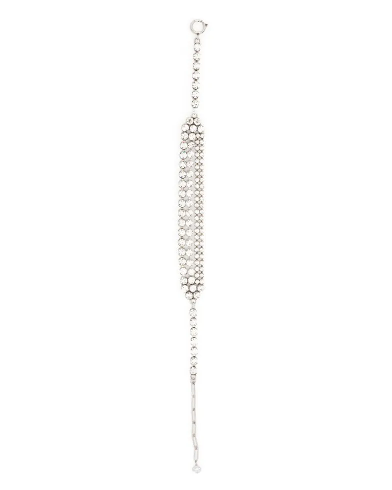 Isabel Marant Choker mit Kristallverzierung Silber