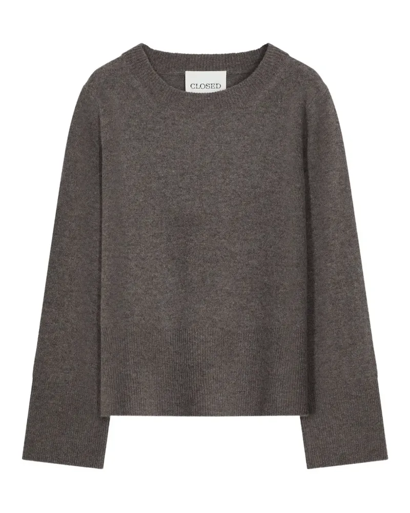 Closed crew-neck long-sleeve sweater - Braun Braun