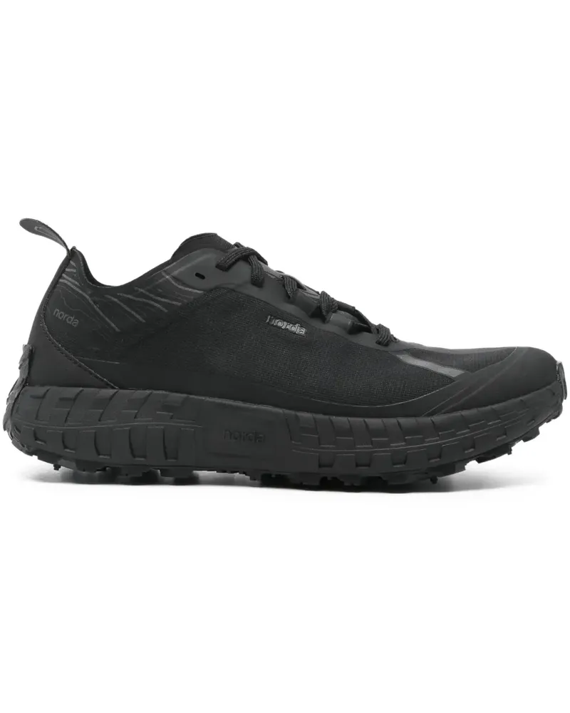 Norda Sneakers mit Logo-Verzierung - Schwarz Schwarz